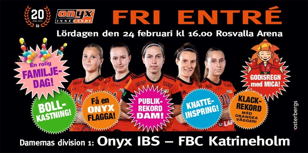 Onyx 20 år! Match mot FBC Katrineholm