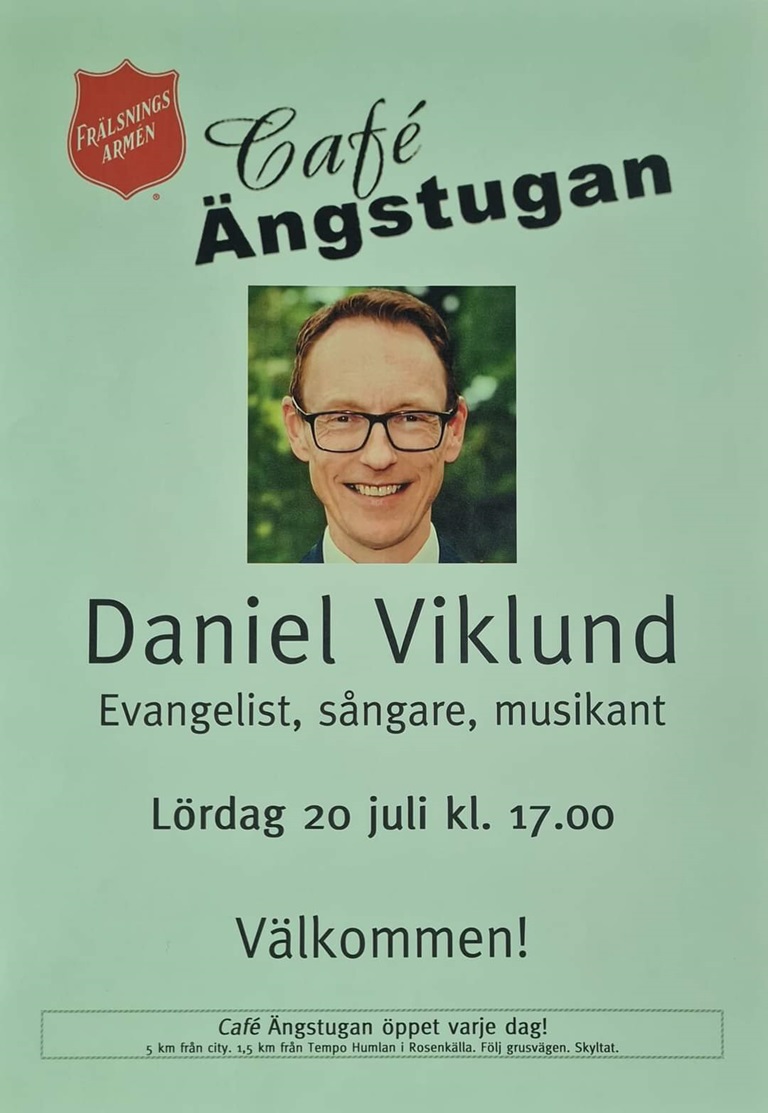 Daniel Viklund på Café Ängstugan 