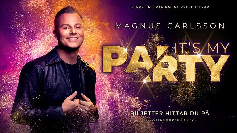 Magnus Carlsson. Text i bild: Magnus Carlsson It´s my party