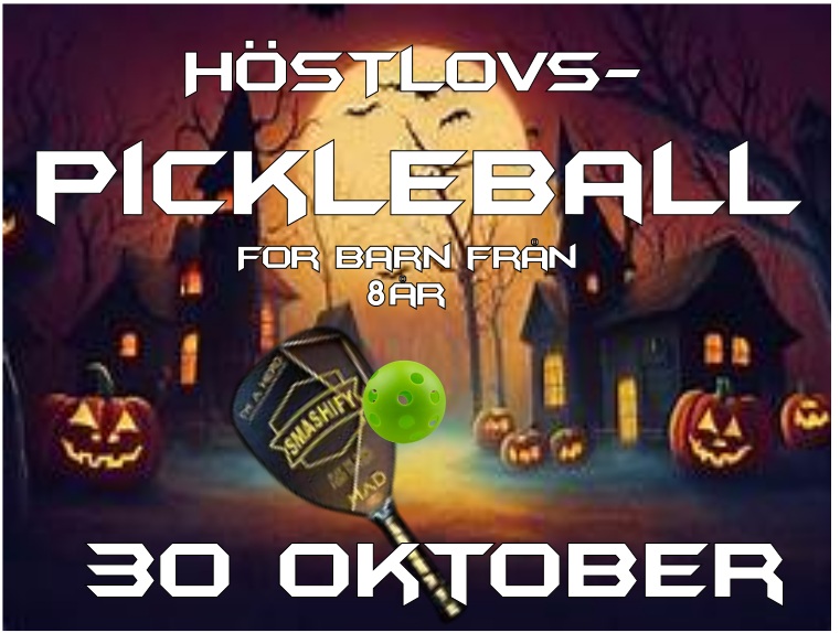 Bild till Höstlovspickleball 2024-10-30 - 2024-10-31