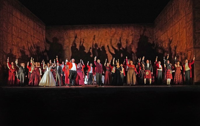 Scen ur operan Falstaff