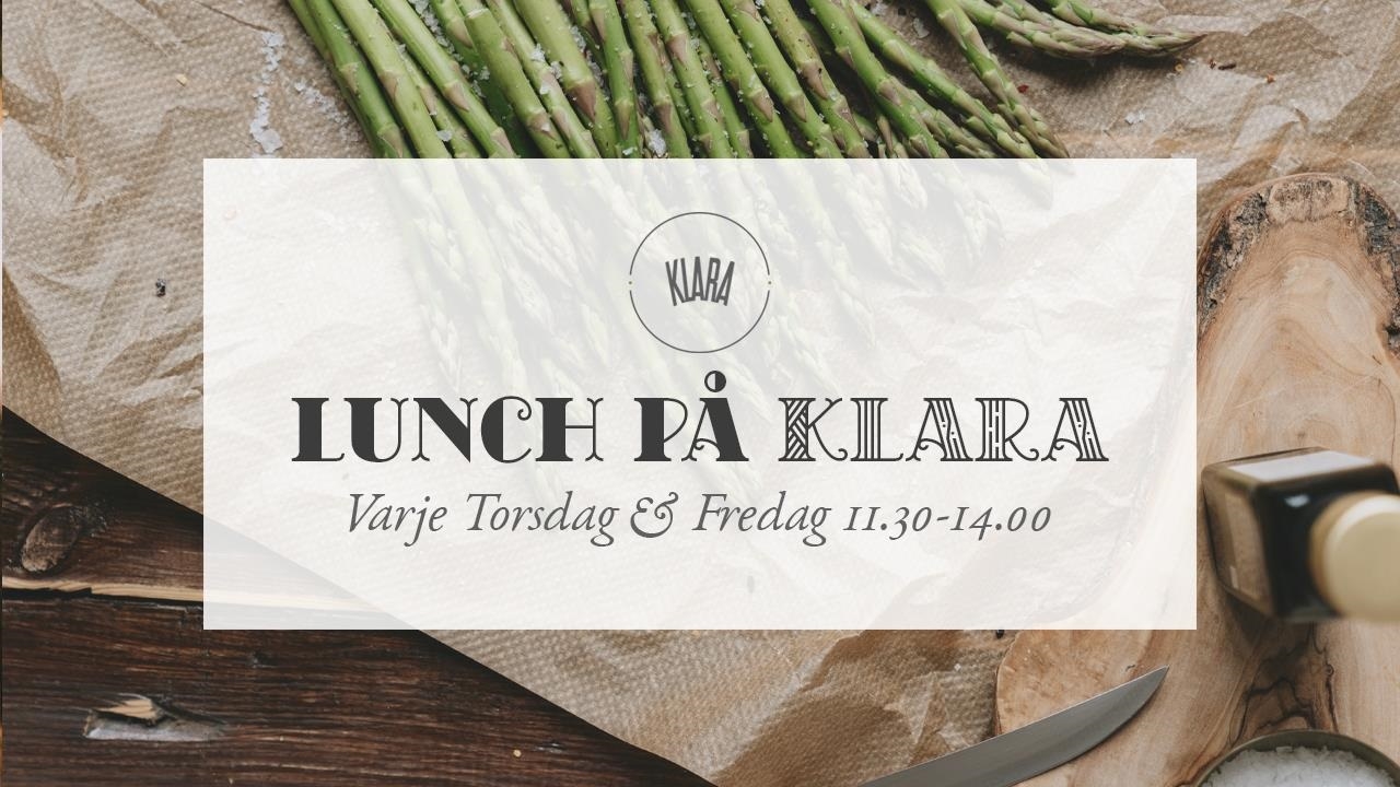 Lunch på restaurang Klara