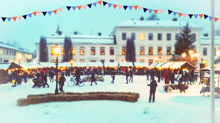 Julmarknad på Stora torget